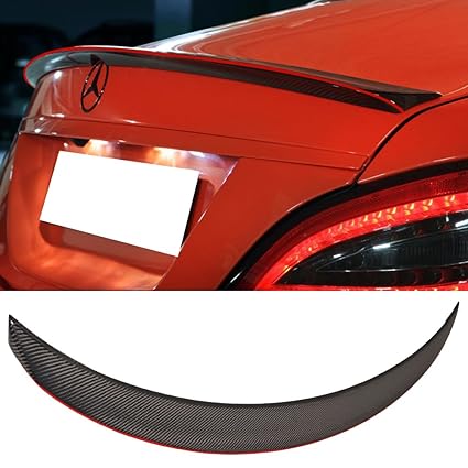 Piecha Style Carbon Fiber Rear Spoiler Trunk Wing Lid For Mercedes