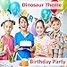 Jatidne Dinosaur Temporary Tattoos for Kids Boys Birthday Party, 300 Tattoos (Pack of 24 Sheets) Waterproof Dinosaur Tattoo Stickers, Dinosaur Party Supplies Great Children Party Favors