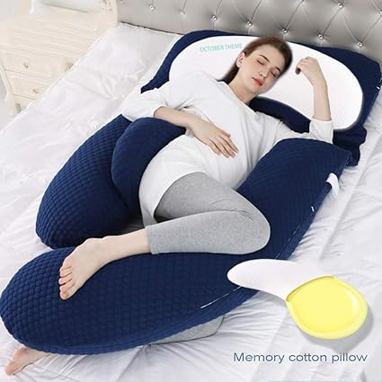 Amazon Com U Shape Memory Foam Pregnancy Pillow Waist Side Pillow
