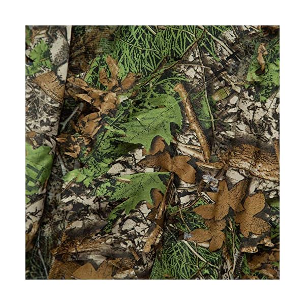 YuanDian Ghillie Suit Poncho Outdoor 3D Blätter Jagd Camouflage Camo Camping Vogelbeobachtung Cape Umhang für Militär CS Dschungeljagd Paintball Airsoft Wildlife-Fotografie Halloween Ahornblatt – Bild 7