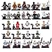 Star Wars Minifigures 24pcs/lot the Force Awakens Clone Trooper Yoda Building Blocks Sets Model Bricks Toys Legoe Compatible
