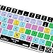 XSKN Final Cut Pro Shortcut Silicone Keyboard Cover Skin for 2015 Released Magic Keyboard MLA22LL/A A1644 (US Version)