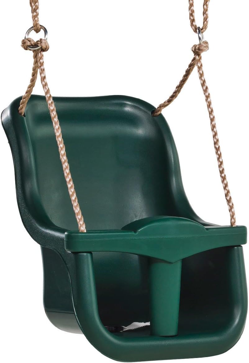 Toddler Baby Swing Seat Adjustable Height Long Rope Safety Belt TBar