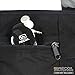 Recoil Automatic Cord Winder for Headphones and Earbuds. No More Tangled Headphones! The Original Retactable Cord Organizer. Black, Size Small