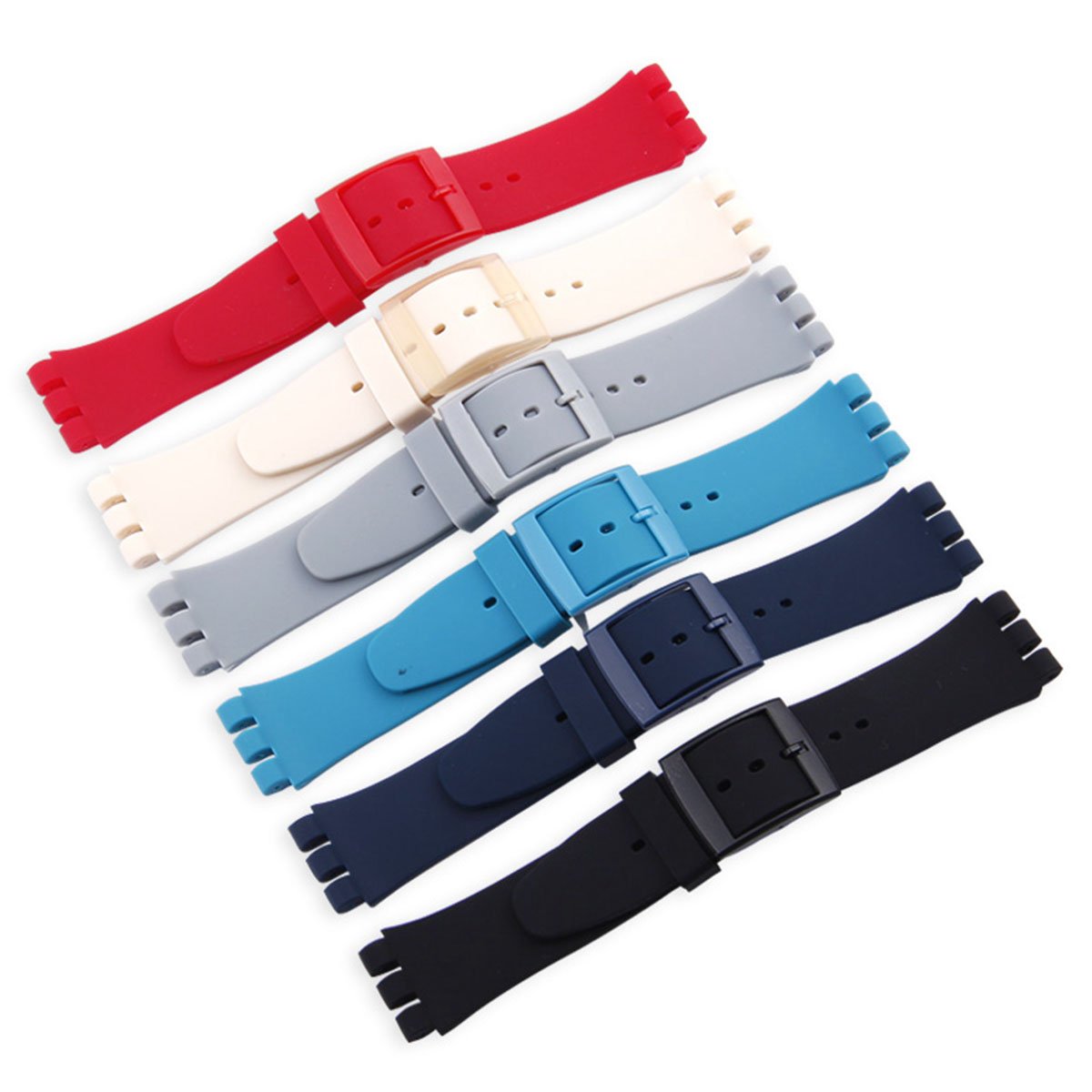 Galleon UltraThin Replacement Waterproof Silicone Rubber Watch Strap