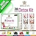 Hyleys 100% Natural 28 Day Detox Kit - Detox, Slim, Sleep Tea Set 84 Foil Envelope Tea Bags