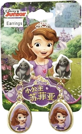 Amazon ちいさなプリンセス ソフィア ティアドロップ イヤリング クローバー かわいい イヤリング おもちゃ