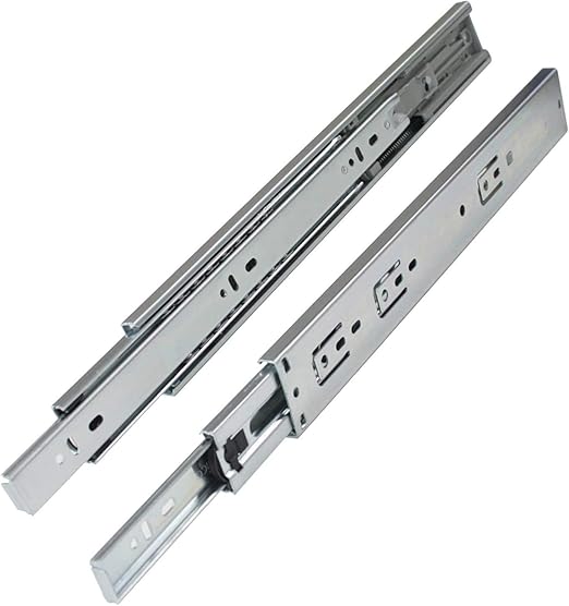 Gobrico 12 Inch 3 Folds Side Mount Soft Close Drawer Slides Full