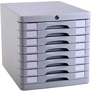 Archivador plano Archivadores 8 cajones con Bloqueo de Archivo plástica