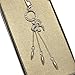MoYoTo Womens Fashion Gold Waist Chain Jewelry Belts Elastic Belts For Dress with Tassel (Bow-Gold)