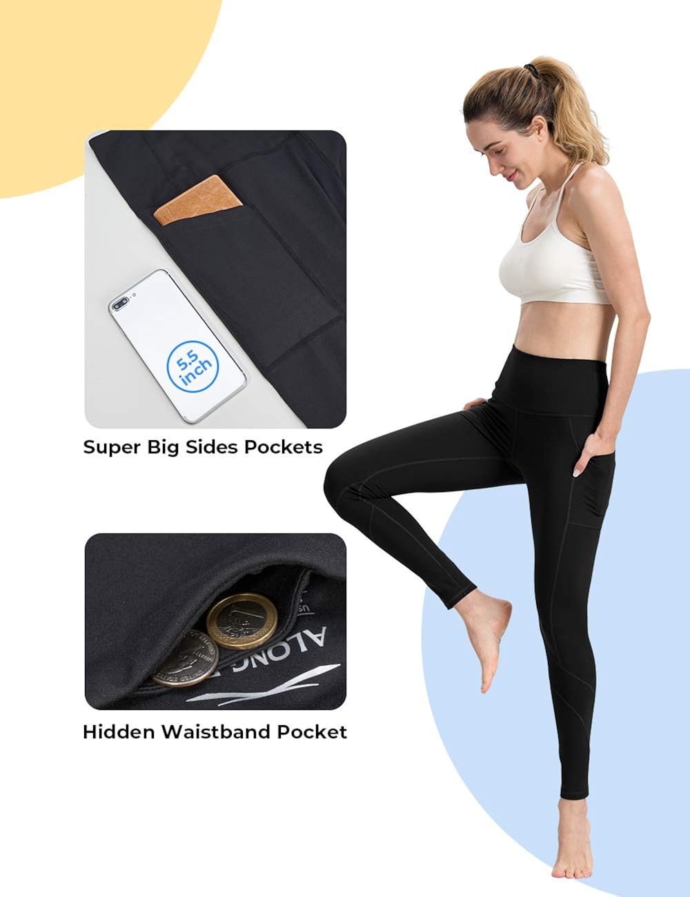 along fit yoga pants