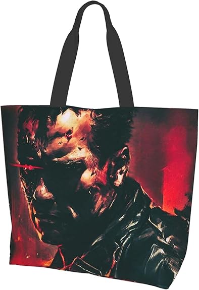 Cool Terminator T-800 Schultertasche mit Filmmotiv, hohe Kapazität
