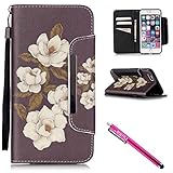 iPhone 6S Case, iPhone 6 Wallet Case, Firefish [Card Slots] [Kickstand] Flip Folio Wallet Case Synthetic Leather Shell Scratch Resistant Protective Cover for Apple iPhone 6/6S 4.7