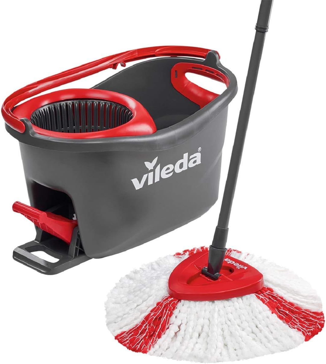 Vileda Turbo Mop Set Set of Mop and Replacement 29.3 x 48.6 x 29.3 blue - Image 3