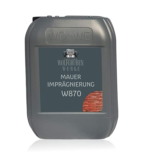 MAUER FASSADEN IMPRÄGNIERUNG W870 VERSIEGELUNG FASSADEN MAUER ABDICHTUNG FASSADENSCHUTZ MAUERSCHUTZ FASSADEN IMPRÄGNIERUNG SC