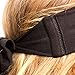 Kooshoo HU Black Headband For Men. Ecofriendly Black Bandana Headband for Hiking, Running and Life.