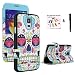 The Little Penguin Colorful Fashion Window Stand Case with Magnetic Closure for Samsung Galaxy S5 (Colorfull Skull)