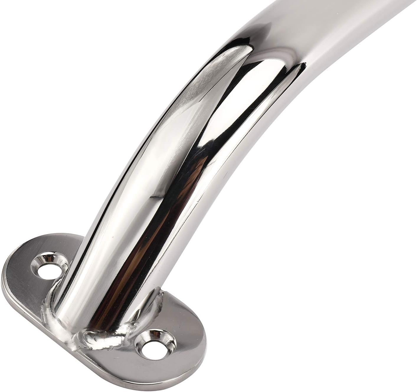 DasMarine Polished Stainless Steel Oval Boat Marine Grab Handle Hand