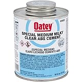 Oatey 30922 ABS Special Milky Clear Cement, 16-Ounce