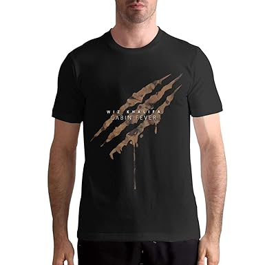 Wiz Khalifa Cabin Fever 3 Mens Teen And Adult Crew Neck T Shirts