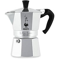 Bialetti Express Moka Pot, 1-Cup, Aluminum Silver