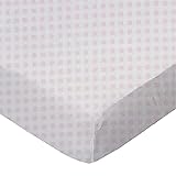 SheetWorld Fitted Cradle Sheet - Pink Gingham