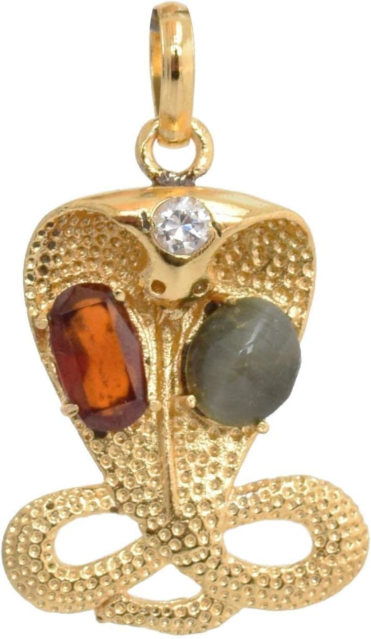Odishabazaar Kaal Sarp (Kaalsarp) Dosh Nivaran-Gold Brass Pendant