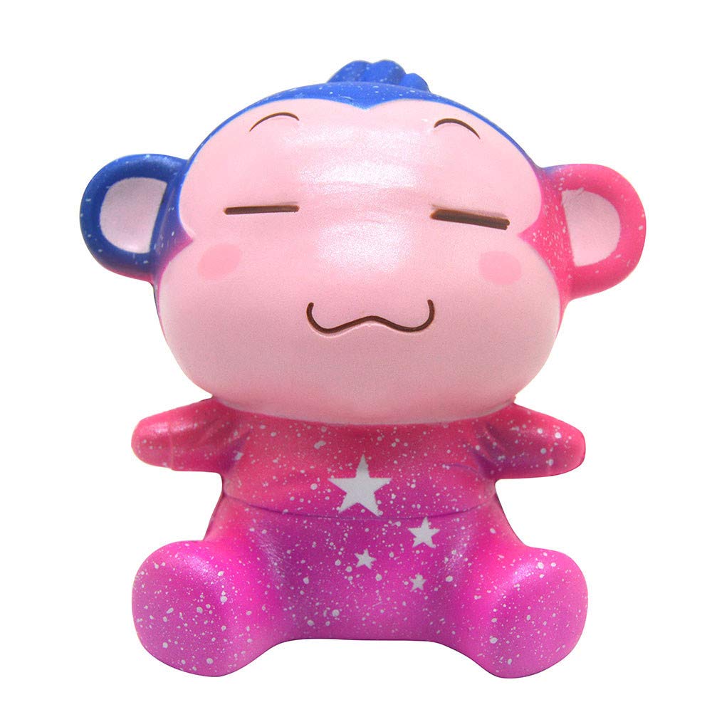 Xuways Monkey Squishies, Super Naughty Monkey Cake Cream Scented Squishies Slow Rising Kids Toys Doll, Toy for Birthday Gift, Collection, Stress Relief, Decorative Props