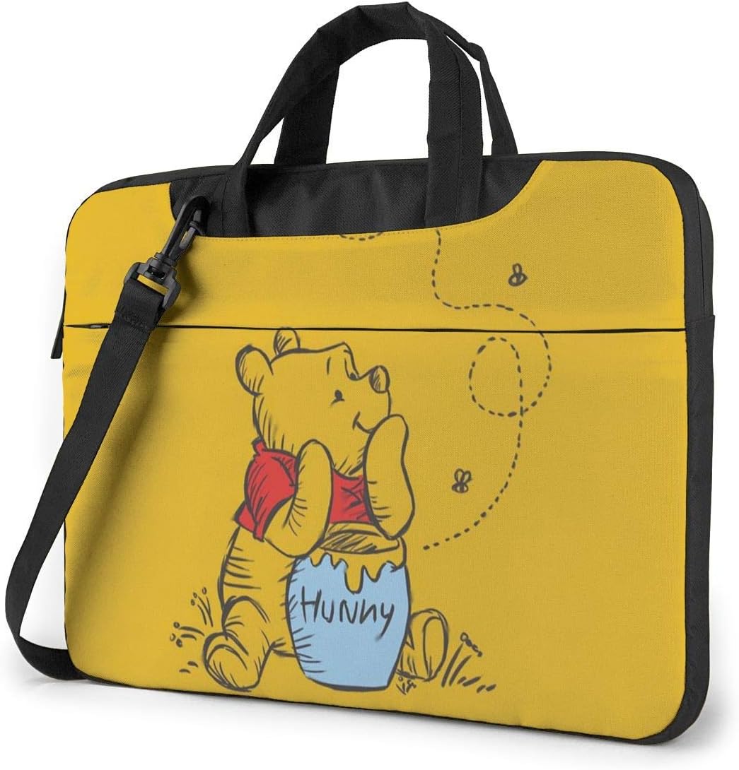 14 Inch Laptop Bag Winnie The Pooh Laptop Briefcase Shoulder Messenger Bag Case Sleeve