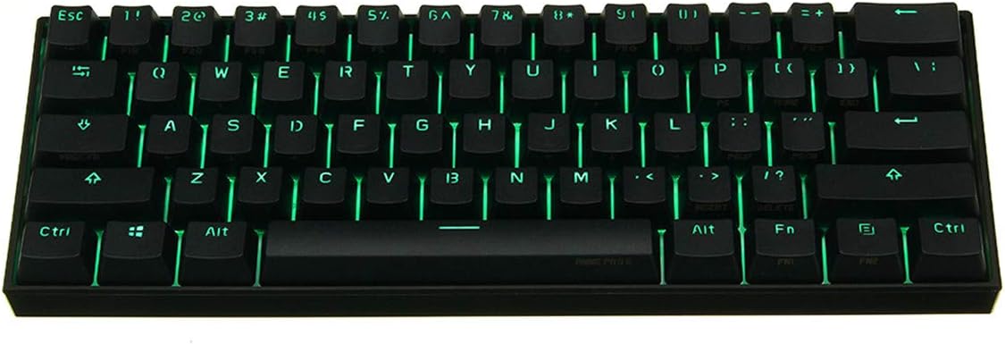 FidgetFidget PRO 2 Gateron Switch Bluetooth USB RGB Mechanical Gaming Keyboard 61 Keys Black Brown Gateron Switch