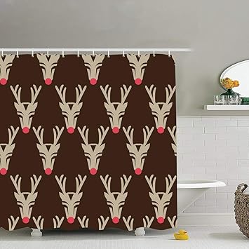 Amazon Com Deer Head Silhouette Seamless Pattern Animals Wildlife