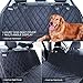 Dog Car Seat Covers with Nonslip Backing, Waterproof & Scratch proof Pet Car Seat Covers for Cars, Trucks & SUVs - Black, Machine Washable & Hammock Convertible
