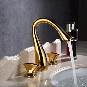 NGRJG Grifo de Cocina Grifo de tres piezas grifo de tres orificios