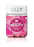 OLLY Undeniable Beauty Gummy Supplements, Grapefruit Glam, 60 Count