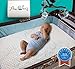 Best All-in-1 Waterproof Pack N' Play: Baby Mattress Pad & Fitted Sheet, Heat-Resistant, Highly Durable for 300+ Washes, Hypoallergenic, for Mini, Portable, Convertible Crib Mattresses, 27