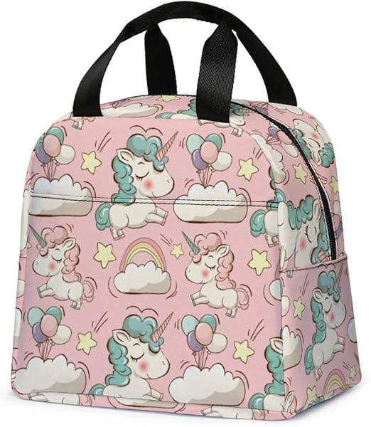 unicorn insulated lunch bag