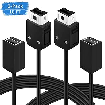 SNES MINI/NES MINI Verlängerungskabel für Nintendo 2Stück 3M/10ft Verlängerung Kabel für Super NES Classic Mini Edition (2017