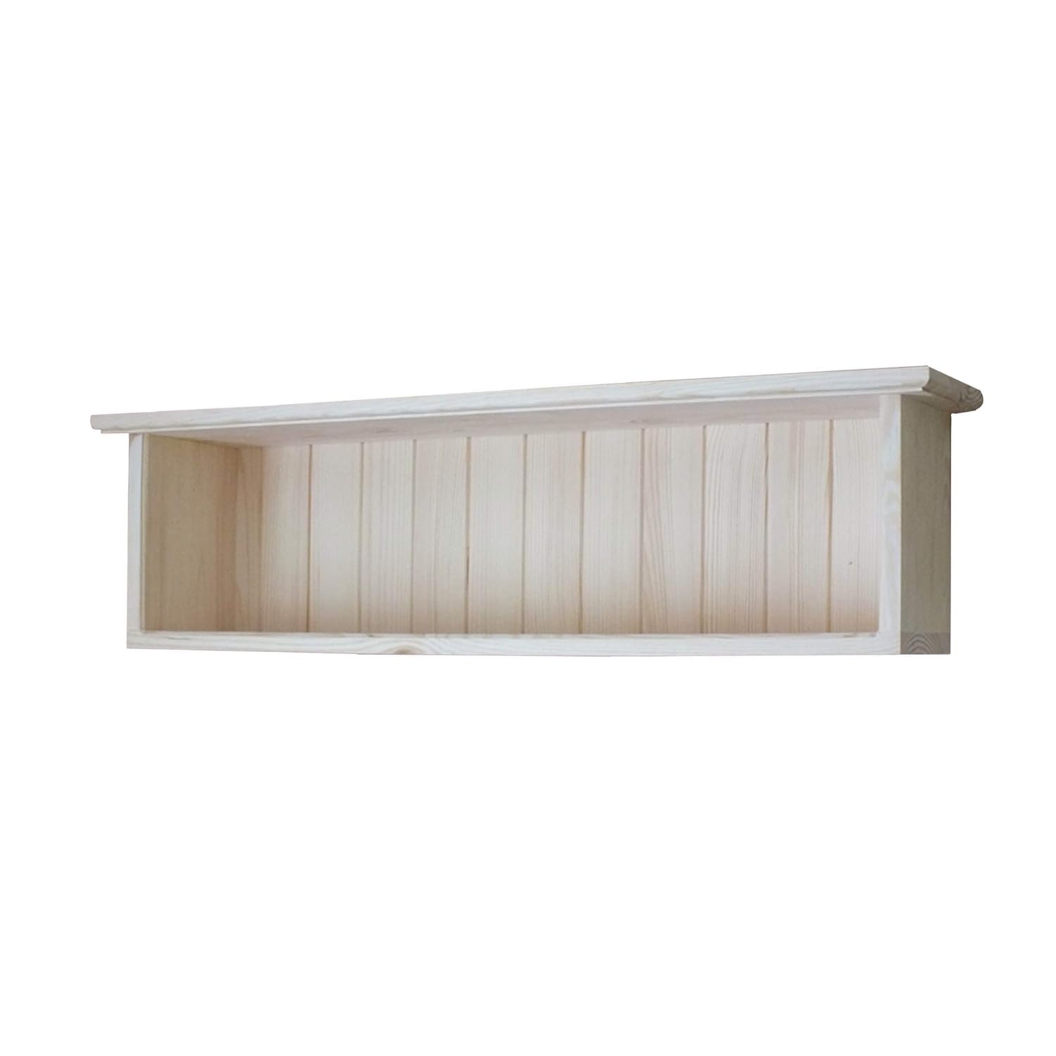Timber Shelf Solid Pine Wall Hanging Shelf Rectangular Shelving