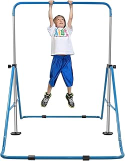 YEEGO DIRECT Gymnastics Garden Bar, Turnreck Gymnastik Kinder Höhenverstellba Turnstangen Horizontale Faltbar Junior Kip-Bar Gymnastik Trainingsgeräte Horizontal Home Gym Training Ausrüstung
