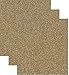 Siser Glitter Heat Transfer Vinyl HTV for T-Shirts 10 by 12 Inches (1 Foot) 3 Precut Sheets (Old Gold)
