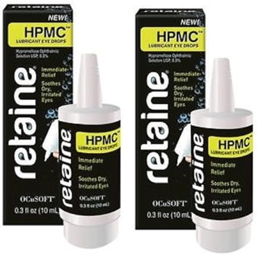 Retaine HPMC Lubricant Eye Drops 0.3 floz (10ml) (2
