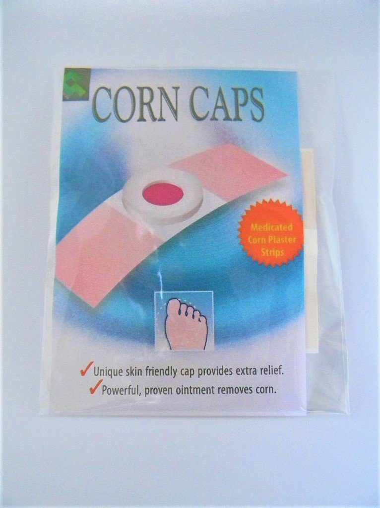 10 x CORN CAPS, CORN PLASTERS,CORN AND WART REMOVER,LOW PRICE **FREE