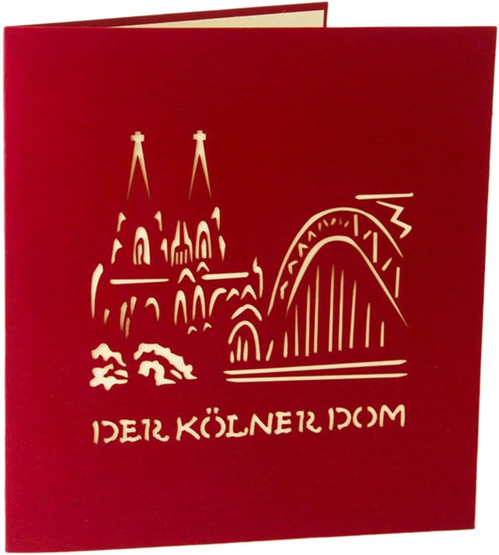 Tarjetas Pop-up de la Iglesia de Colonia Tarjetas Pop-Up 3D ...