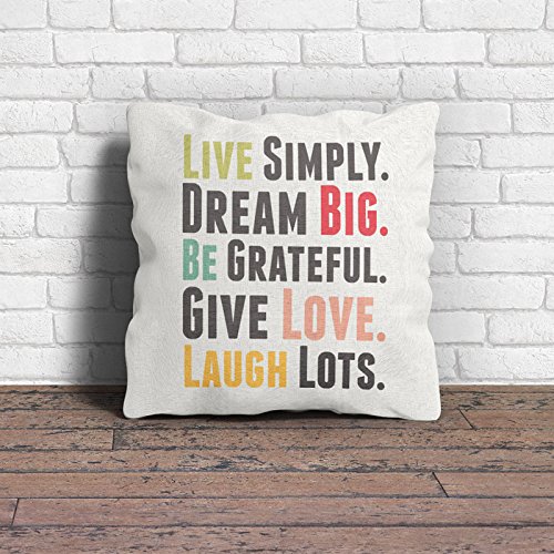 Motivational Quotes Print Cushion Cover Throw Square Pillow Case 12