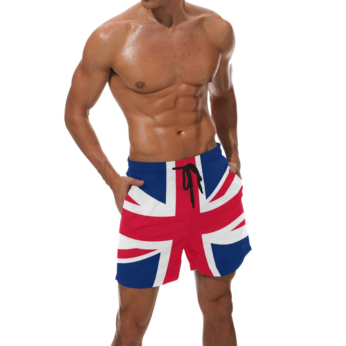 union jack swimming trunks