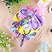 SIQUK 8 Pieces Unicorn Cheer Hair Bows with Elastic Hair Bands Colorful Unicorn Bow for Girls(Bonus: 1 pc Storage Bag)