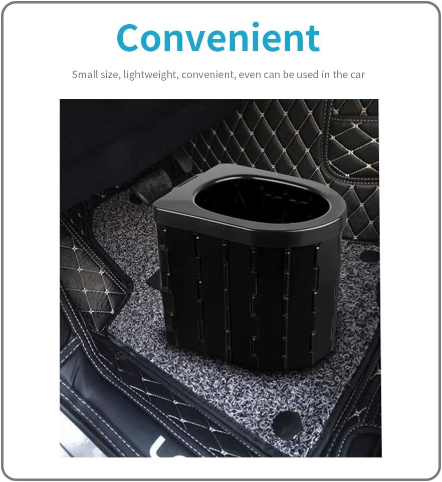 ipekar Portable Folding Toilet, Upgrade Camping Toilet, Porta Potty Car Toilet, Travel Potty Perfect for Camping, Hiking, Trips, Construction Sites : Sports & Outdoors