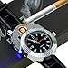 CkeyiN Cigar Lighter Watch,Novelty Quartz Cigar Cigarette Lighter with USB Electronic Rechargeable Windproof - Cool Lighters Wrist Watch-Nice Gift for Friends,Lovers,Anniversary,etc