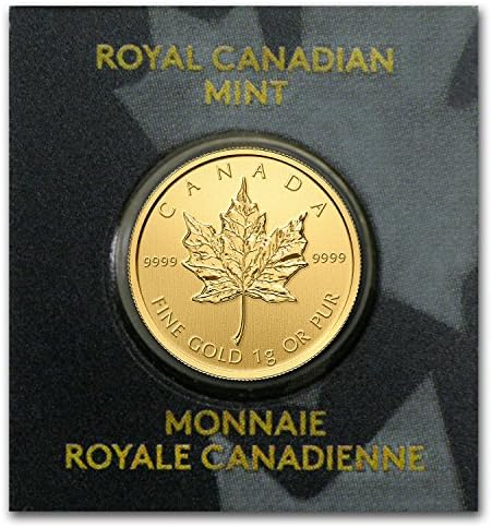 1 gram Gold Canadian Maple Leaf Coin - Maplegram25™