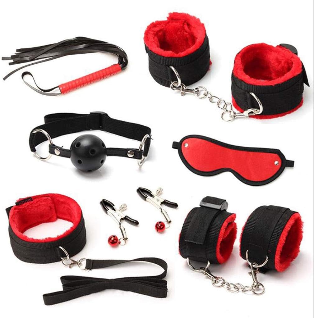 Amazon.com: Luck7DZ 7Pcs Under The Bed R'estraint S'ex Red Bondage
